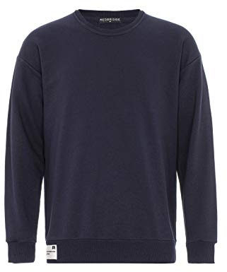 Redbridge Oversize Sweatshirt für Herren Pullover Sweater Longsleeve Premium Basic Real Blau XXL