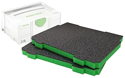 Shadow Foam Systainer-Einsatz [gelb 30mm Doppelpack] für Festool und Tanos Systainer | Schaumstoff für modulare Systeme | Ideal für Lean, 5S, Kaizen & Custom Organizer (30mm, Grün)