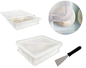 OPIROS Promo Box Cassetta Portaimpasto Bianca Con Coperchio Trasparente Cm. 30x40x10 (1 CASSETTA BIANCA + 1 COPERCHIO TRASPARENTE)