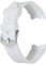Kai Tian 18mm Silikon Universal Gebogene Enden Armband Weiß Uhrenarmband Für Männer Frauen