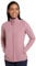 Mountain Warehouse Raso Womens Fleece - Soft Touch Ladies Sweater Top with Full Zip, Microfleece - Best for Daily Use, Outdoors & Travelling Bright Pink Women's Size 6