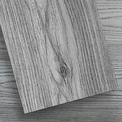 TIBBERS Suelo Vinílico Autoadhesivo, 36 Lamas de 15 x 91 cm (5,01 m²), PVC Impermeable y Recortable, Alta Adherencia, Imitación Madera, SMD006
