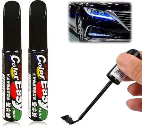 Auto Lackstift, Auto Reparatur Lack Auto Pinsel, Lackreparaturstift Auto Reparatur,Lackstift Auto,Autokratzer Reparaturmittel,Lackstift Auto Lack Reparatur für Auto Kratzer Reparatur, 2 Stück(Schwarz)