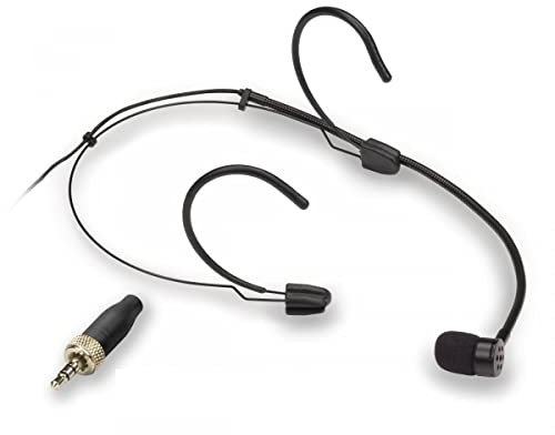 VISAGE-C01B BK NERO - microfono cardioide ad archetto dotato di connettore mini-jack 1.8 trs con ghiera (tipo Sennheiser®)