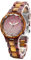 BEWELL Holz Uhren für Frauen Gypsophila Start Dust Dail Bunte Minimalistische Quarz Uhrwerk Luxus Holz Armbanduhr