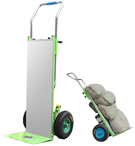 potow 48 V/24 A Batteriebetriebener Treppensteiger-Sackkarre FüR MöBelfamilien-Logistiklager – 80 Db GeräUscharm – 400 Kg TragfäHigkeit,Green