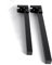 2 Pcs Pieds Meubles Métal,Télescopique Pliable Tables Basses Pieds Pieds de Table Pliables en Fer à 90°pour Tables Basses Table d'ordinateur,Noir (50cm(19.6in))