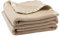 MINGQIU Coperta In Pura Lana 100%, Coperta Pesante 550g/m², Coperta In Lana, Coperta In Lana, Coperta In Lana Per Il Letto,Coperta In Lana Per Esterni(200X150cm,Cammello Chiaro)