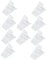 FRCOLOR 10pcs Nail Art Clamps for Manicure Fixation Durable Manicure Shaping Clips for Professional Nail Extensions and Home Use