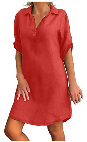 Black of Friday 2023 Abito Boho Donna Lungo Abito Elegante Fucsia Abito Damigella Lungo Donna Vestiti Morbidi Corti Gonna Lunga Elegante Cerimonia Clearance Items 2023 Special Deals