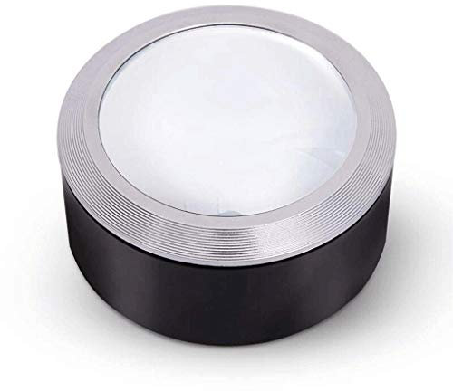 75mm Acrylic Paperweight Reading Magnifying Glass,Dome Magnifier,Paperweight Optical Half Ball Lens,10X Beauty Comes