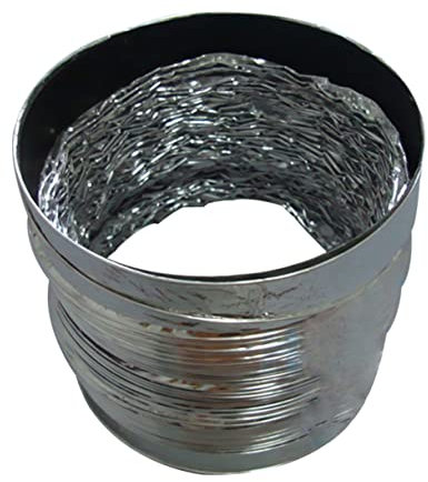 Hitzebeständiges Lüftungsrohr 160mm aus Aluminiumfolie, Ausziehbar