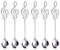 6pcs Musical Note Design Löffel Kaffeelöffel Edelstahl Teelöffel Für Kaffee Tee Dessert Getränk Mischlöffel Tischgeschirr Set