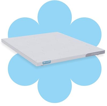 Cloudpillo Original Matratzen Topper - Cool Touch Technologie - 140 x 200 cm - Anpassbarer Memory Foam für Alle Schlafstile - 7 cm Dicke - Anti-Rutsch - Waschbarer Bezug - Kühlende Matratzentopper