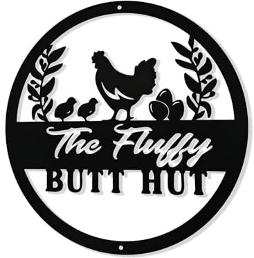 Lustiges Hühnerstall-Schild | Rustikales Bauernhaus-Schild – Metall-Hühnerhaus-Dekoration, Vintage-Wandkunst-Schild für Zuhause, Hühnerstall, Küche, Bauernhof