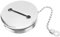 Baxnore Boat Fuel Tank Cap, Stainless Steel Deck Fill Filler Cap, Wear Resistant Marine Fuel Tank Cap, Leak Proof Sealing Fill Filler Cap with Chain for Boat (50MM)