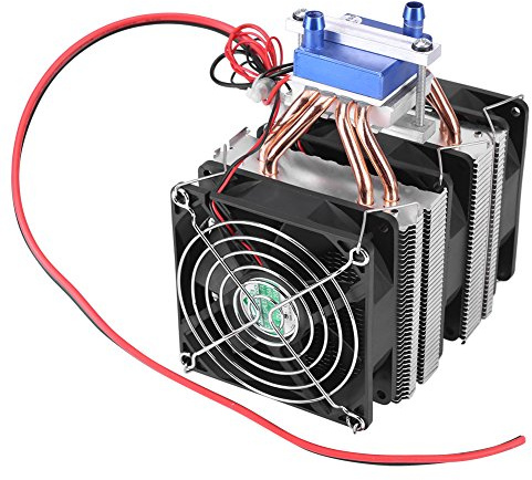 Topyond Aquarien Kühler, DC 12V 15A 180W, Thermoelektrischer Kühler | Halbleiter Kühlung, Kühlgerät Für Aquarium, Kühlung Semiconductor Refrigeration Lüfter, Wasserkühler Für 40 Liter Fischtank