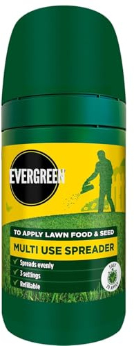 MURIEL BARGAINS Multi Use Spreader | Easy-to-Use Rotary Spreader for Lawn Feed, Grass Seed & Granular Fertilisers | Adjustable Settings for Even Coverage | Ideal for Medium to Large Gardens
