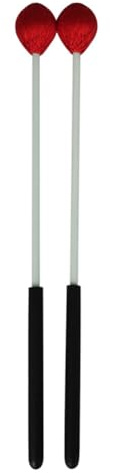 GIWFBQTR 1 Pair Yarn Mallets Mallets Marimba Sticks Medium Hammer for Marimba Percussion Sticks Marimba
