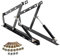 Bed Lift Mechanism Load Capacity Hydraulic Gas Spring Bed Storage Lift Kit for Storage Sofa Cabinet,Living Bed Lift Mechanism, Hydraulic Ottoman Hinge,Scissors Hinge Large,DIY Furniture Hardware, 2pcs