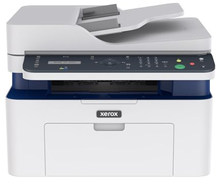 Xerox B115 Multifunktions-Wireless-Drucker – 4-in-1 Mono-Laser, schnelle 20ppm, Druck/Scannen/Kopieren/Faxen, A4, ADF, Ethernet, Kleinunternehmen, Mobil bereit, WLAN, AirPrint, Mopria, EU-Netzkabel