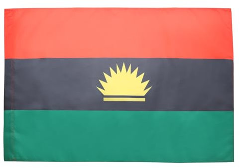 AZ FLAG Bandera de la REPÚBLICA DE BIAFRA 90x60cm para Palo - Bandera DE BIAFRA EN Nigeria 60 x 90 cm