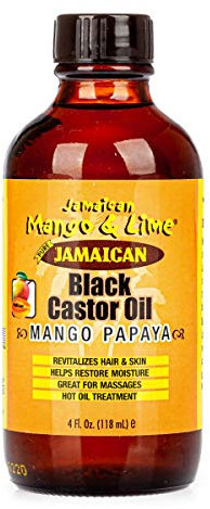 Jamaican Mango & Lime Castor Oil #Mango & Papaya 4oz.
