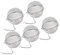 Stainless Steel Tea Ball Loose Tea Infuser Strainer Filter Diffuser Herbal Spice 5 PCS