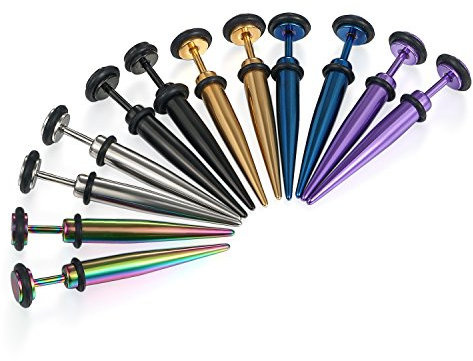 6 Paare Nieten Spike Ohrstecker Set Piercing Ohr Schmuck Herren Edelstahl Spitze Ohrringe Hip Hop Cupimatch Jungen