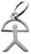Sterling indalo 925m Silber Anhänger 14mm. glatte Ebene