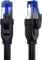 20m - Cavo di Rete Cat 8.1 di Alta qualitá - 40 Gbits - SFTP PIMF - RJ45 Switch Router Modem Access Point - Cavo ethernet LAN Fibra – Compatibile Cat 5 e Cat 6 - Nero da 20 Metri