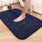 Color G Badezimmerteppich 60 x 90cm, rutschfest Badematte, Badvorleger rutschfest waschbar, Badteppich Saugfähig Flauschig, Badematten Badteppiche für Badezimmer Badewanne (Blau)