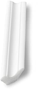 DECOSA Angle rentrant pour la moulure A40 (Simone) - polystyrène - blanc - 2 angles - pour mur et plafond