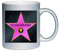 Glitzertasse (silber) Walk of Fame (Wunschname) - Kaffeetasse, bedruckte Tasse mit Sprüchen oder Bildern, Bürotasse,