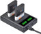 PowerTrust Lot de 2 batteries et chargeur EN-EL23 1850 mAh pour appareil photo Nikon Coolpix B700, P600, P610, P610s, P900, P900s, S810c