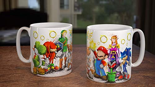 Retro Game Splatter Pastiche Mug