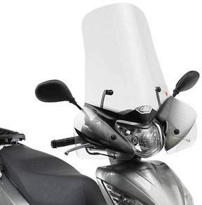 308A A1153A|41 PARABREZZA VISIERA SCHERMO CUPOLINO PARAVENTO + ATTACCHI GIVI COMPATIBILE CON HONDA VISION 50 110 2020 MOTO SCOOTER