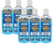 Fabulosa 4 in 1 Multi-Purpose Concentrated Anti-Bacterial Disinfectant, 220ml, 6 Pack, Intense, Blue