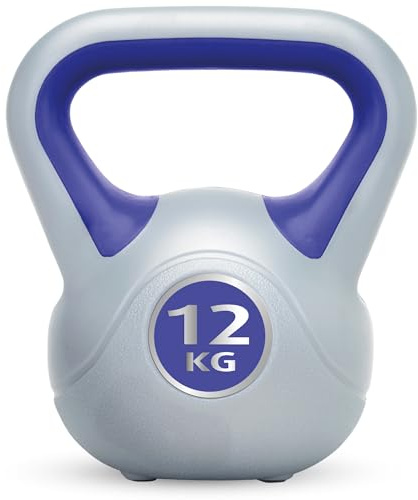 Urban Fitness Vinyl Kettlebell, 12.0 kg, navy
