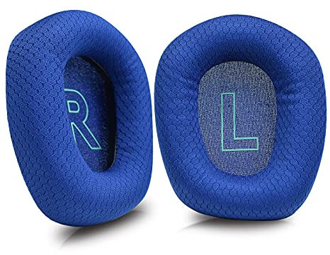 MOLGRIA Ear Pads Cushion, Replacement Fabric Earpads for Logitech G733 Wireless Gaming Headset (Blue)