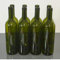 Lot de 32 bouteilles de vin vides en verre vert olive, sans bouchon, contenance de 750 ml