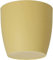 Waste Paper Basket Dust Bin Round Plastic Small Modern Style Home Office 6 colorus (Yellow Matt, 30 cm)