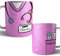 Kartoon Kase Taza Original Personalizada con Nombre | Taza Uniforme Profesiones de Cafe Desayuno para Regalar Enfermera Medica Auxiliar Tcae Enfermeria (Rosa)