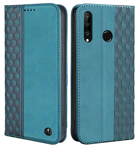 CXTcase Schutzhülle für Huawei P30 Lite, Grün | Schutzhülle aus PU-Leder, Magnetverschluss, Flip Case für Huawei P30 Lite