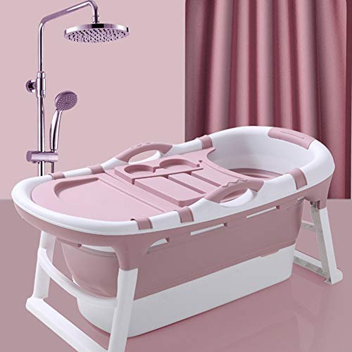 Vasca da bagno per adulti pieghevole moderna, vasca da bagno pieghevole Bacino per uso domestico Bambini ispessita Doccia salvaspazio a temperatura costante Vasca da bagno per adulti pieghevole, vasca