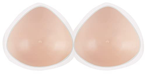Windsleeping 1 Coppia di Forme per Seno Autoadesive Triangolari in Silicone Imbottiture per Reggiseno Adesive Protesi per Seno Tette Finte