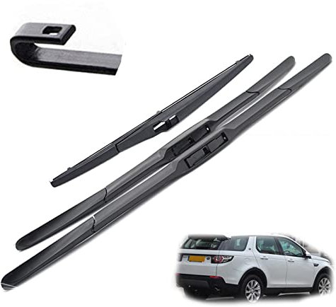 DHWUIASF Juego De Escobillas Limpiaparabrisas Delanteras Y Traseras para Land Rover para Discovery Sport L550 2014-2019 Limpiaparabrisas 26 20 12