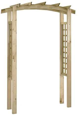 Rosenbögen aus Holz für Ihren Garten, Rankgitter Torbogen Spalier Rankhilfe Gartenbogen Pergola Garten Spalier, 105x35x210 cm Holz