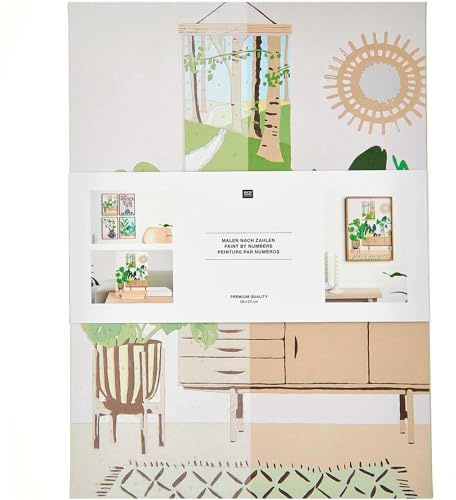 Malen nach Zahlen Set, Urban Jungle, 26 x 37 cm