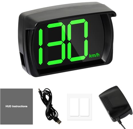 Digitaler Auto Tachometer,Auto HUD Headup Display,Geschwindigkeitsmesser,with GPS Chipsatz für Fahrrad Motorrad LKW Auto Motorroller USB Plug and Play